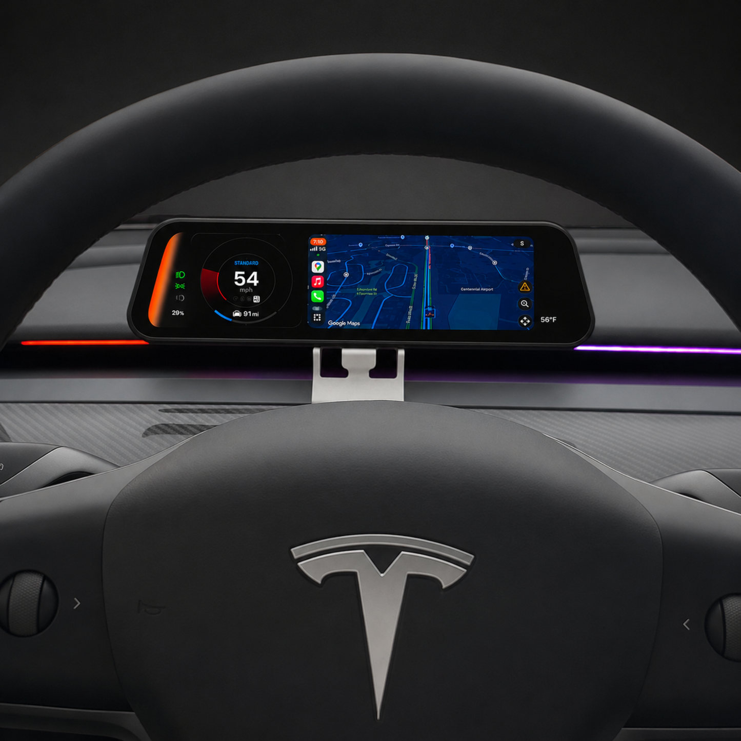 S3XY Dash Mount / 2017-24 Tesla Model 3 & Y (Pre-Highland/Juniper)