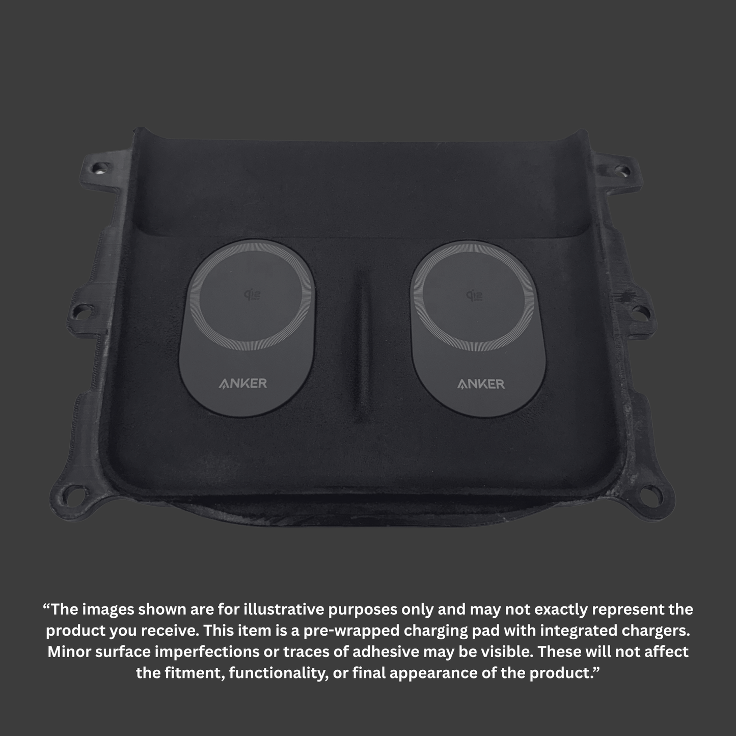 Pre-Wrapped Charging Pad with TEC Cooling ONLY for iPhone 12 Series & Newer / 2021-24 Tesla Model 3 & Y (Pre-Highland/Juniper)