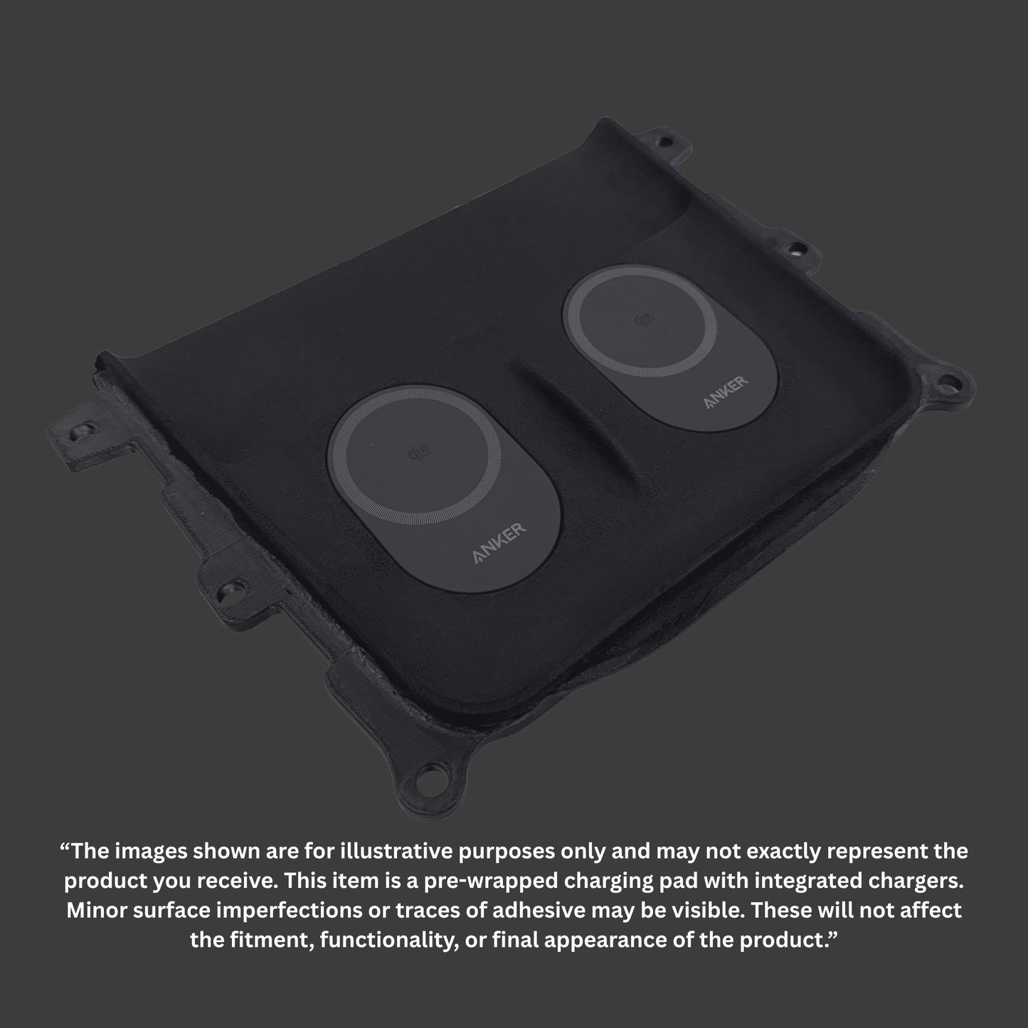 Pre-Wrapped Charging Pad with TEC Cooling ONLY for iPhone 12 Series & Newer / 2021-24 Tesla Model 3 & Y (Pre-Highland/Juniper)