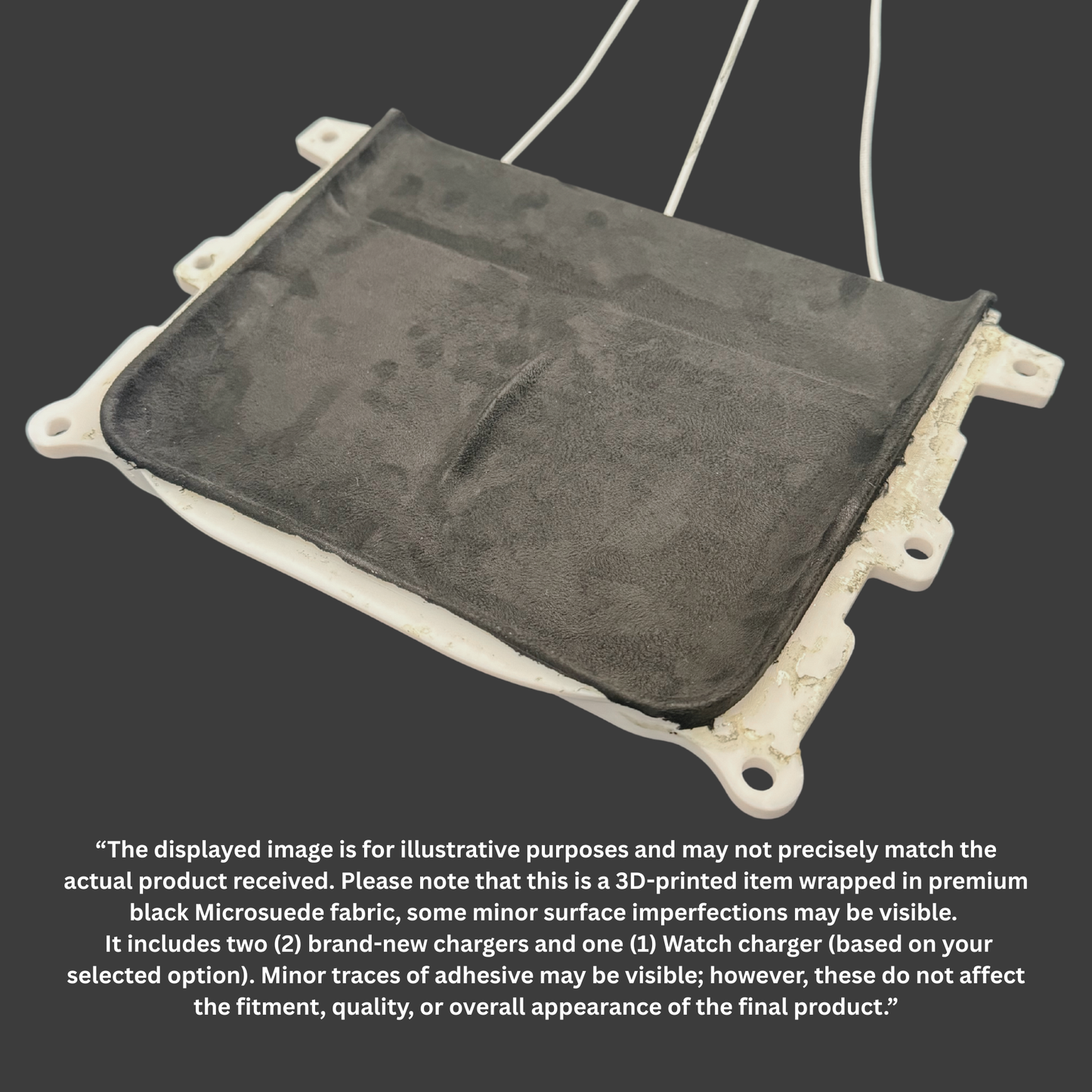 Custom Pre-Wrapped Tesla Charging Pad With Chargers - Model 3 / Model Y 2021-2023