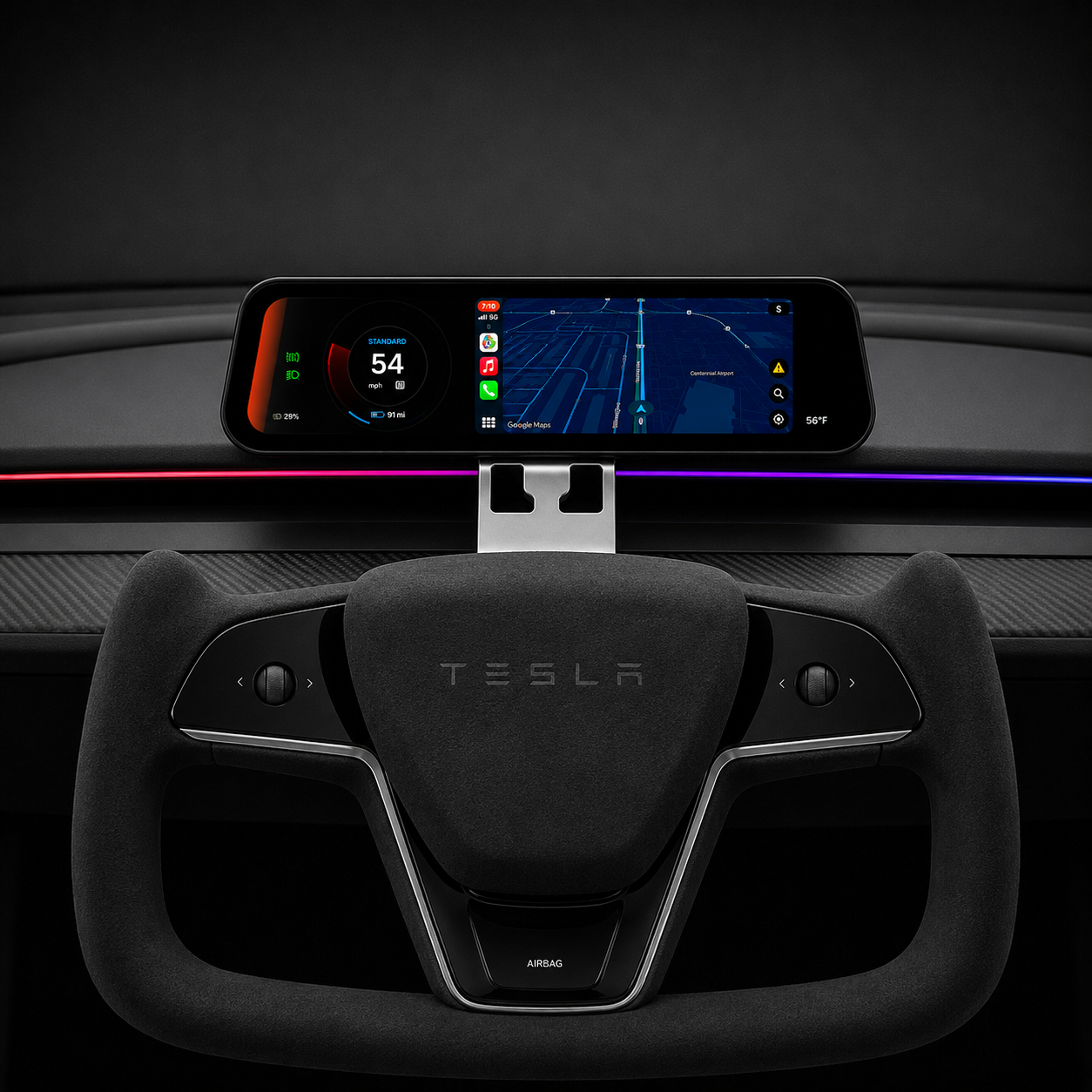 S3XY Dash Mount / 2017-24 Tesla Model 3 & Y (Pre-Highland/Juniper)