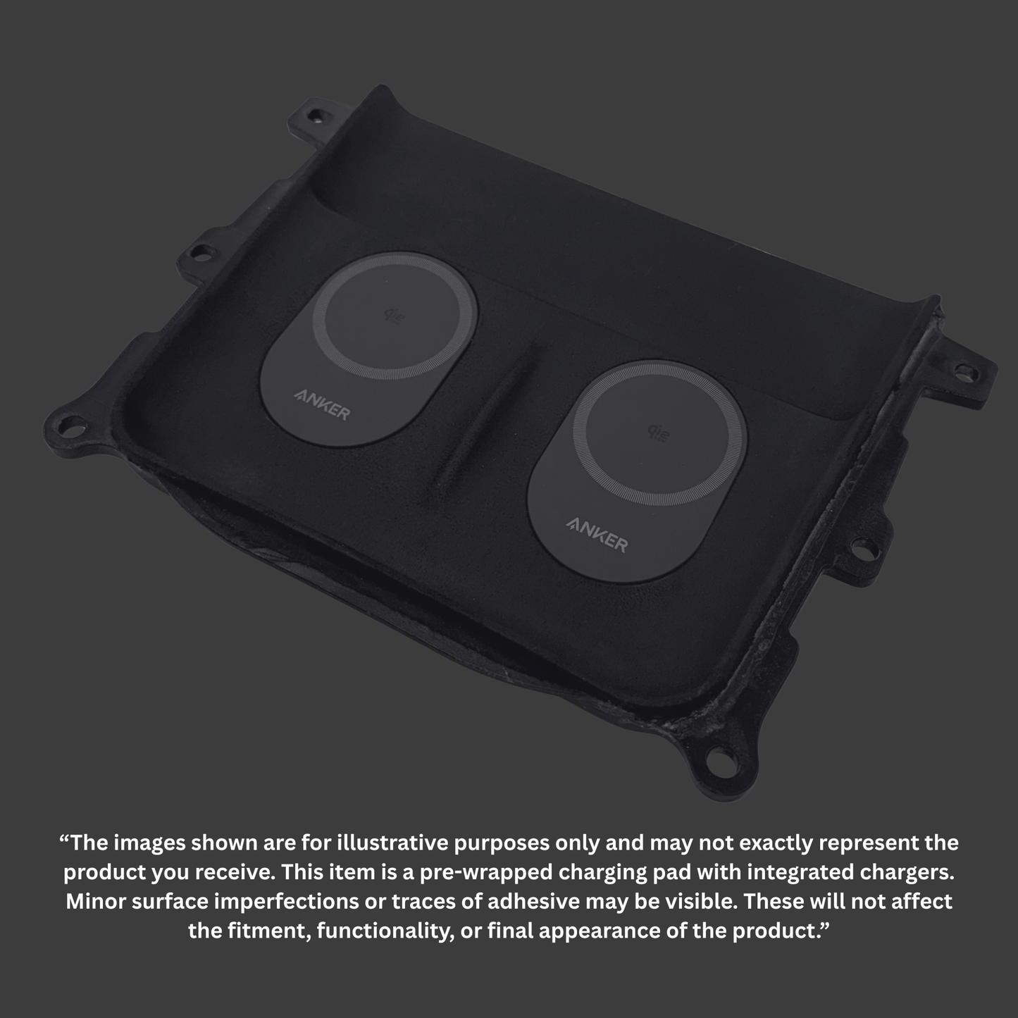 Pre-Wrapped Charging Pad with TEC Cooling ONLY for iPhone 12 Series & Newer / 2021-24 Tesla Model 3 & Y (Pre-Highland/Juniper)