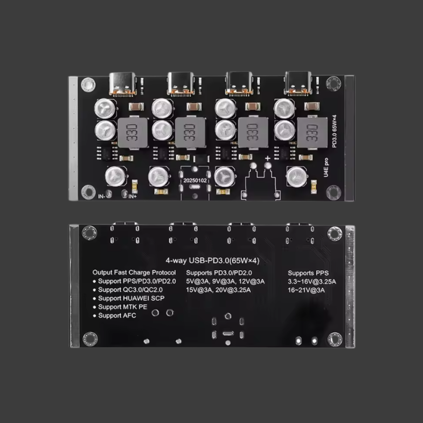 4-Way PD65W Fast Charging Module PRO For Tesla Charging Pad (Plug n Play)