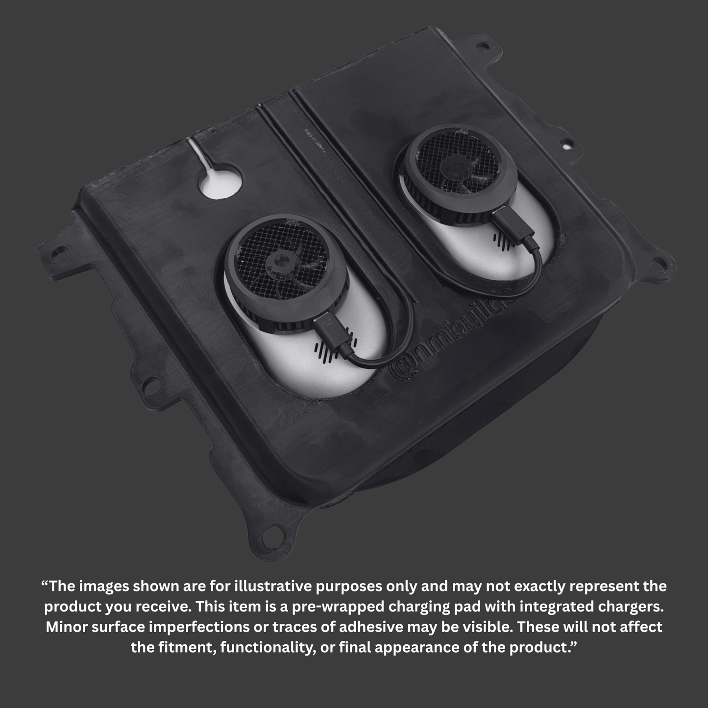 Pre-Wrapped Charging Pad with TEC Cooling ONLY for iPhone 12 Series & Newer / 2021-24 Tesla Model 3 & Y (Pre-Highland/Juniper)