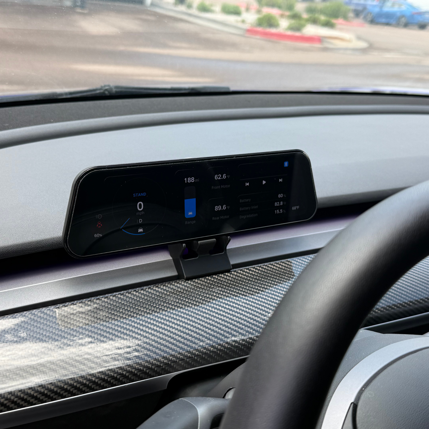 S3XY Dash Mount / 2017-23 Tesla Model 3 & Y