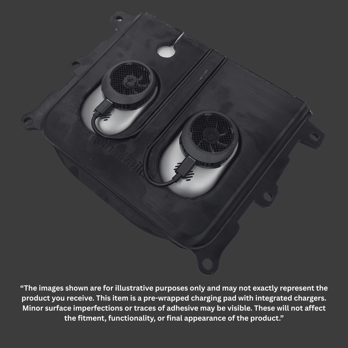 Pre-Wrapped Charging Pad with TEC Cooling ONLY for iPhone 12 Series & Newer / 2021-24 Tesla Model 3 & Y (Pre-Highland/Juniper)