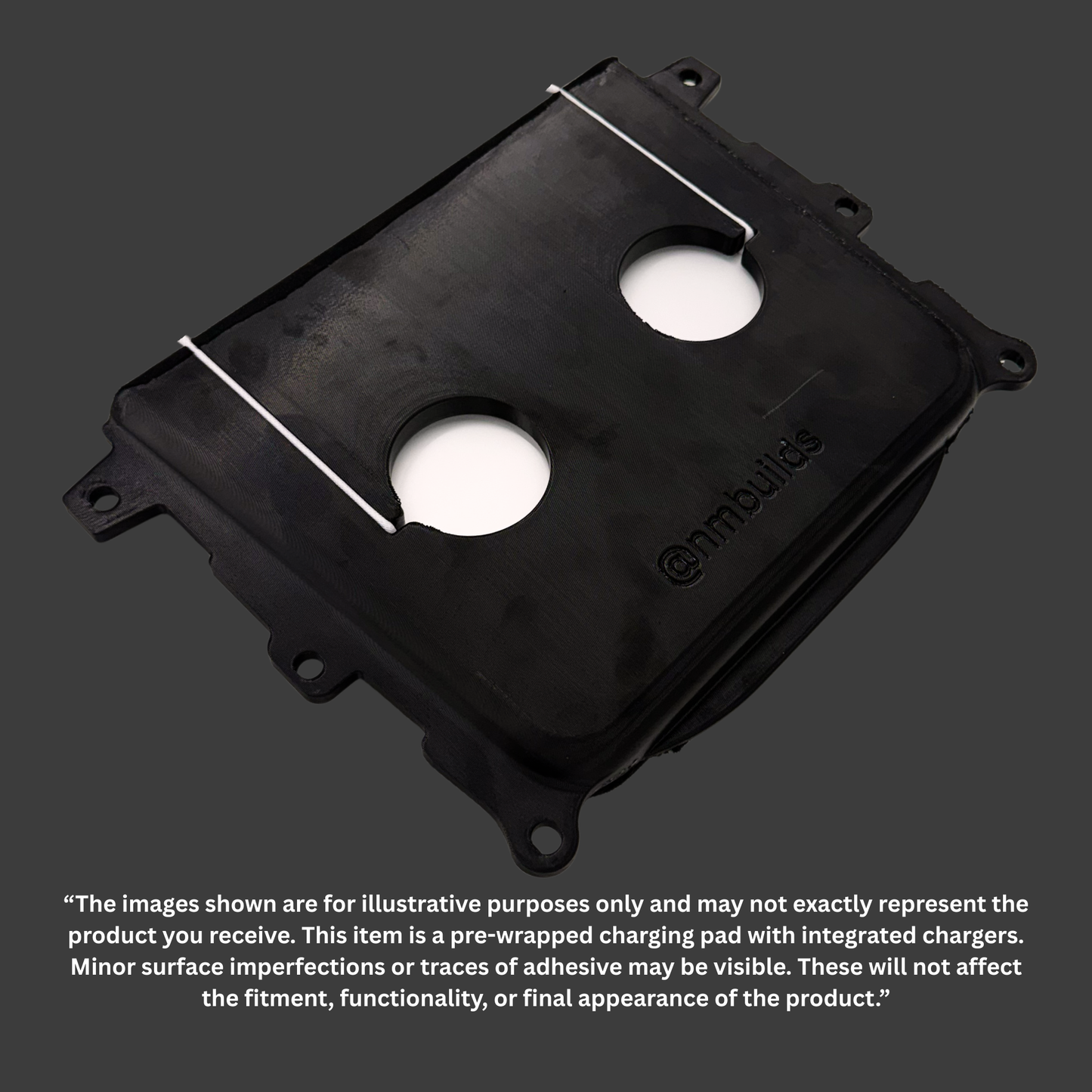 Pre-Wrapped Tesla Charging Pad With Chargers - Model 3 / Model Y 2021-2023