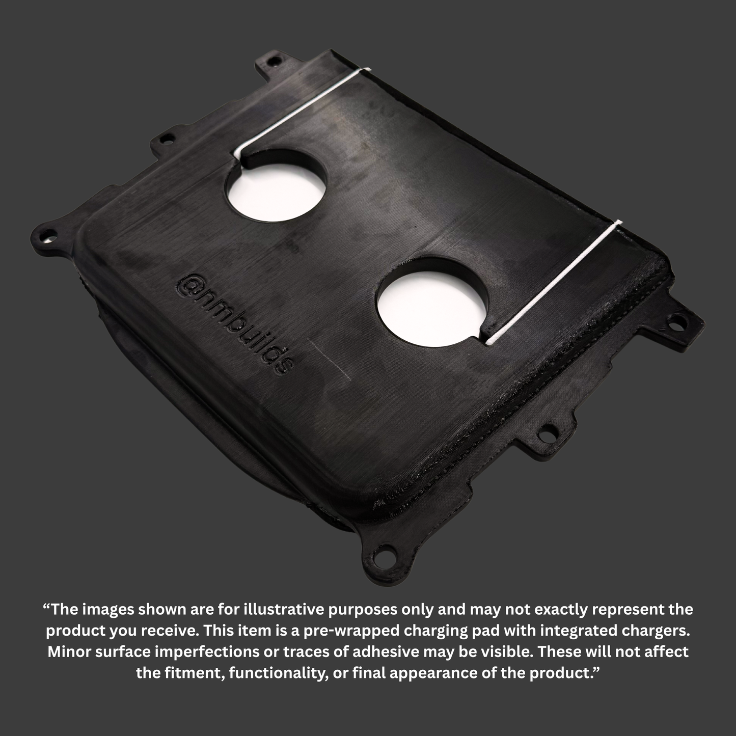 Pre-Wrapped Charging Pad With Chargers / 2021-24 Tesla Model 3 & Y (Pre-Highland/Juniper)