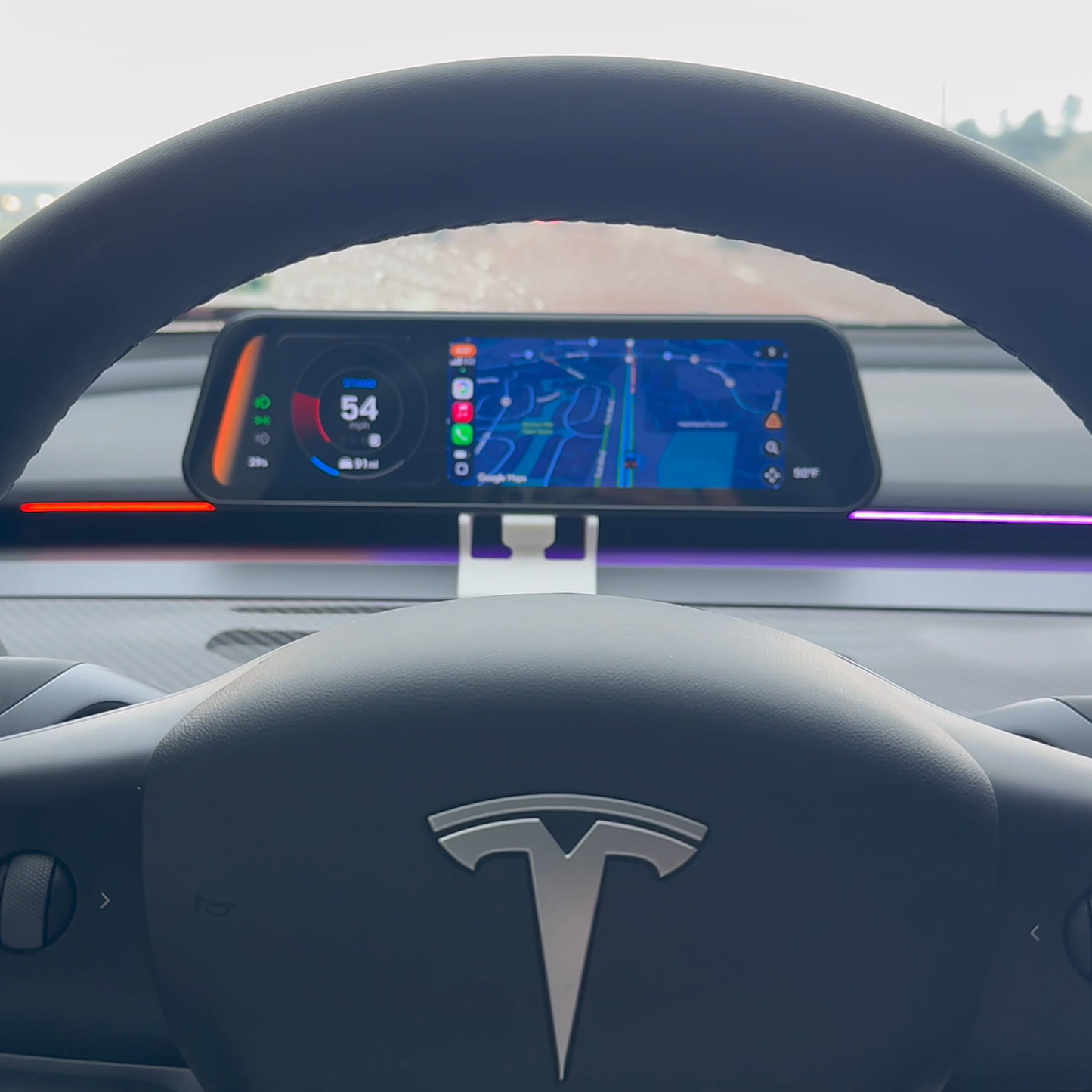 S3XY Dash Mount / 2017-23 Tesla Model 3 & Y